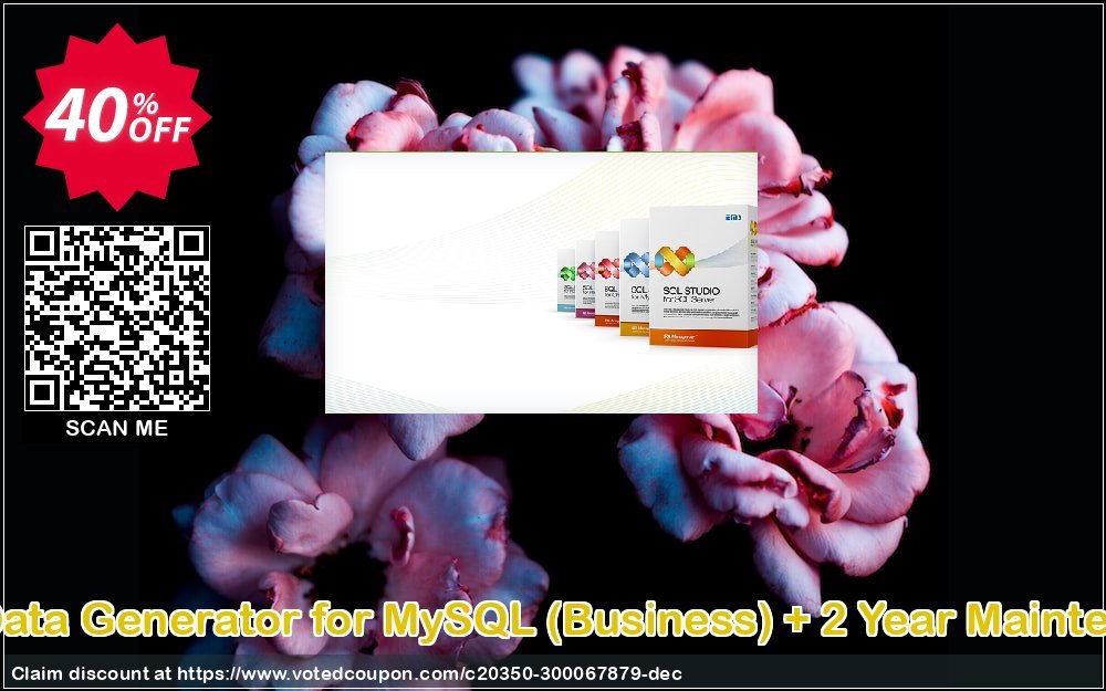 EMS Data Generator for MySQL, Business + 2 Year Maintenance Coupon, discount Coupon code EMS Data Generator for MySQL (Business) + 2 Year Maintenance. Promotion: EMS Data Generator for MySQL (Business) + 2 Year Maintenance Exclusive offer 