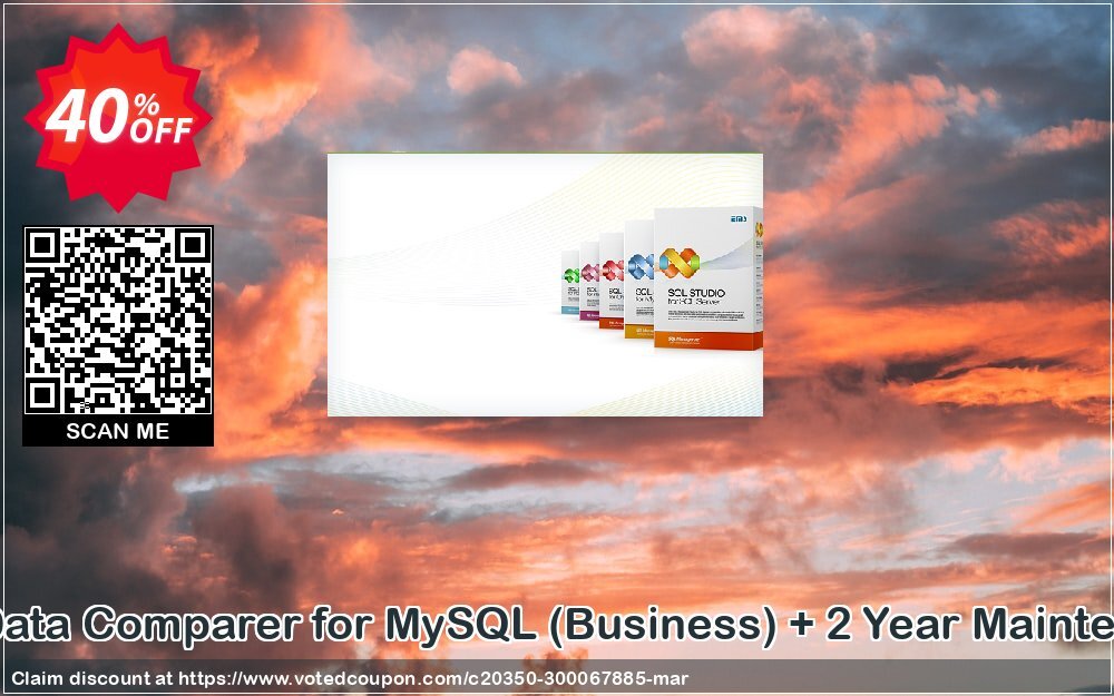 EMS Data Comparer for MySQL, Business + 2 Year Maintenance Coupon, discount Coupon code EMS Data Comparer for MySQL (Business) + 2 Year Maintenance. Promotion: EMS Data Comparer for MySQL (Business) + 2 Year Maintenance Exclusive offer 