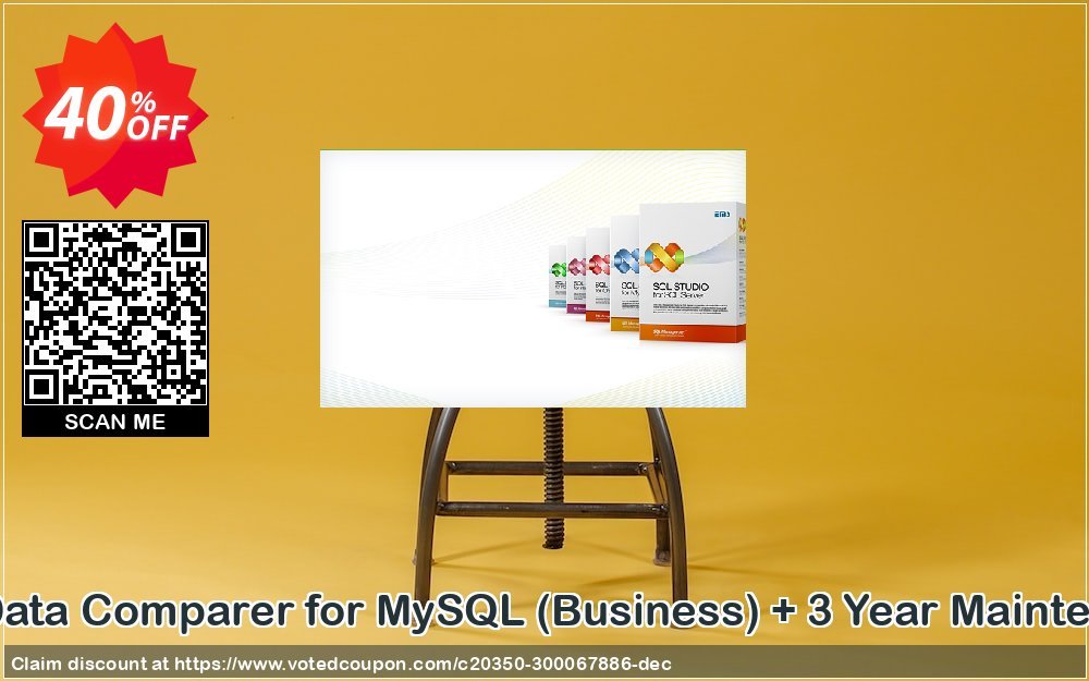 EMS Data Comparer for MySQL, Business + 3 Year Maintenance Coupon, discount Coupon code EMS Data Comparer for MySQL (Business) + 3 Year Maintenance. Promotion: EMS Data Comparer for MySQL (Business) + 3 Year Maintenance Exclusive offer 