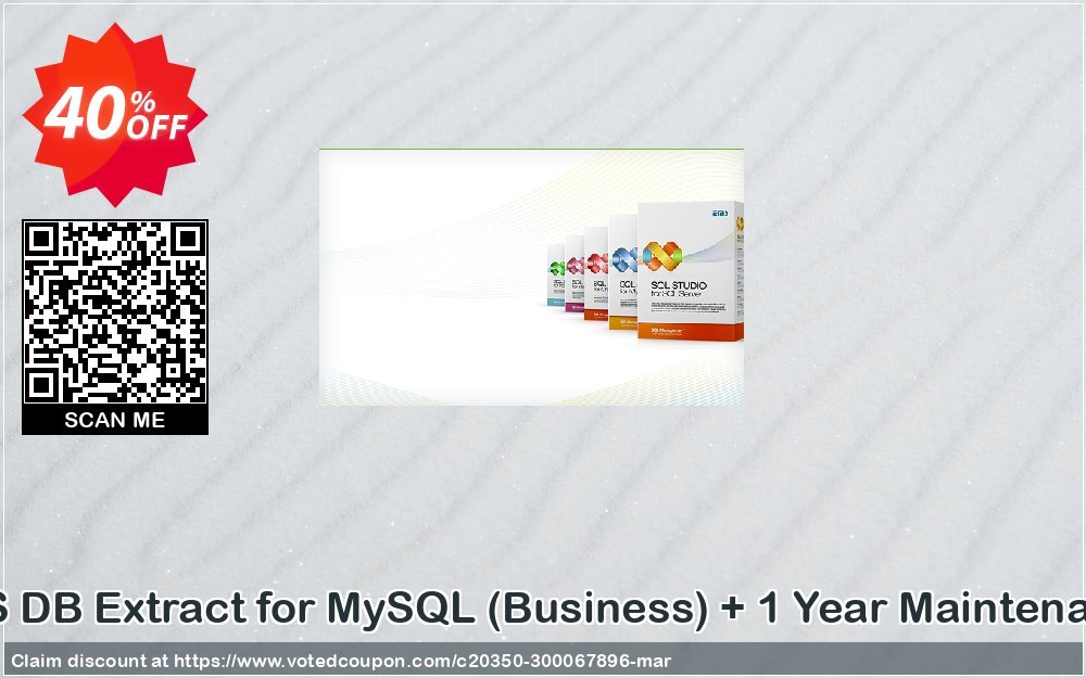 EMS DB Extract for MySQL, Business + Yearly Maintenance voted-on promotion codes