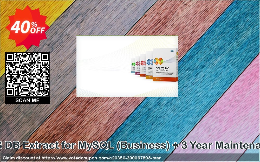 EMS DB Extract for MySQL, Business + 3 Year Maintenance Coupon Code Apr 2024, 40% OFF - VotedCoupon