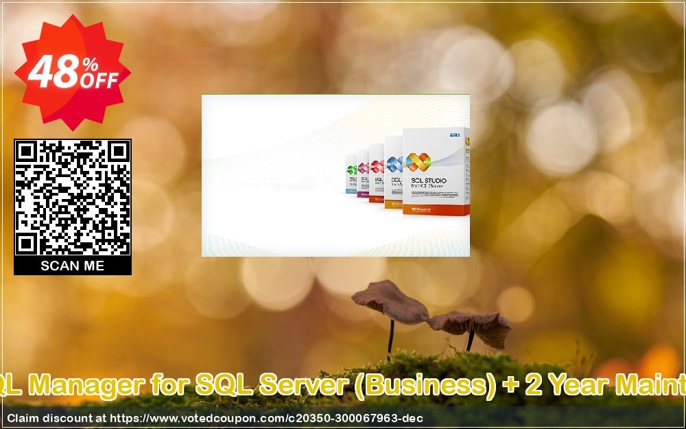 EMS SQL Manager for SQL Server, Business + 2 Year Maintenance voted-on promotion codes