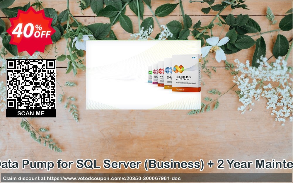 EMS Data Pump for SQL Server, Business + 2 Year Maintenance voted-on promotion codes