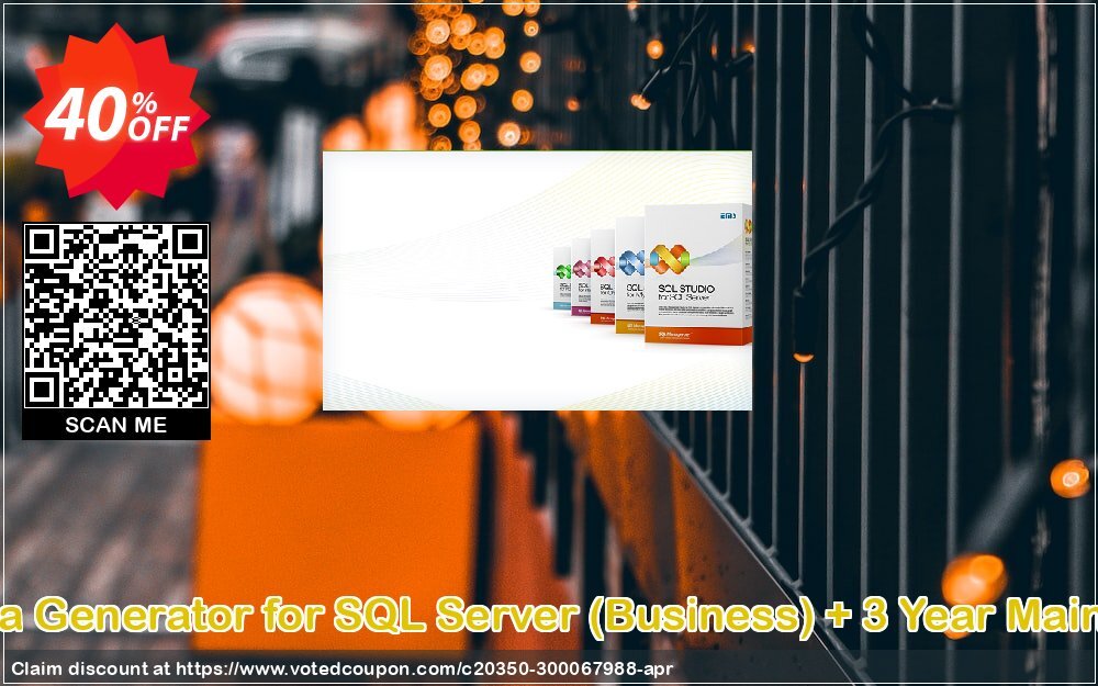 EMS Data Generator for SQL Server, Business + 3 Year Maintenance Coupon Code Apr 2024, 40% OFF - VotedCoupon