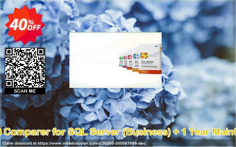 EMS DB Comparer for SQL Server, Business + Yearly Maintenance Coupon, discount Coupon code EMS DB Comparer for SQL Server (Business) + 1 Year Maintenance. Promotion: EMS DB Comparer for SQL Server (Business) + 1 Year Maintenance Exclusive offer 