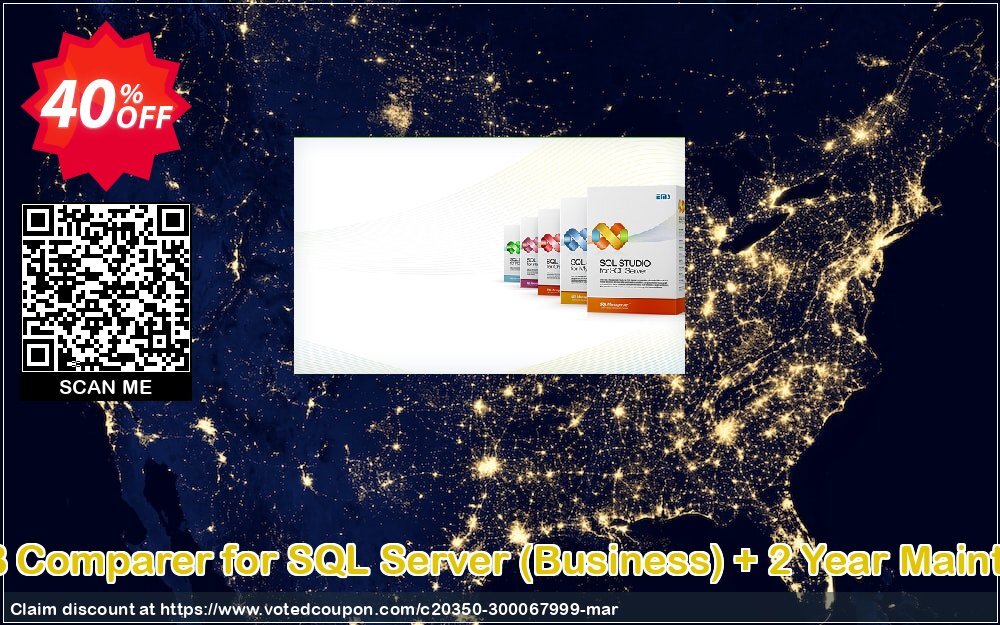 EMS DB Comparer for SQL Server, Business + 2 Year Maintenance voted-on promotion codes