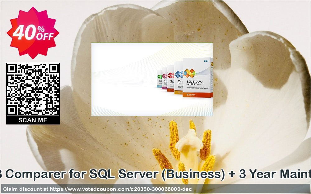 EMS DB Comparer for SQL Server, Business + 3 Year Maintenance Coupon, discount Coupon code EMS DB Comparer for SQL Server (Business) + 3 Year Maintenance. Promotion: EMS DB Comparer for SQL Server (Business) + 3 Year Maintenance Exclusive offer 