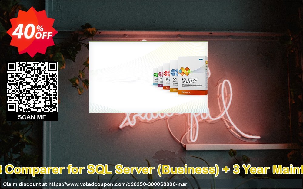 EMS DB Comparer for SQL Server, Business + 3 Year Maintenance voted-on promotion codes