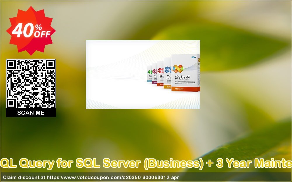 EMS SQL Query for SQL Server, Business + 3 Year Maintenance Coupon Code Mar 2024, 40% OFF - VotedCoupon