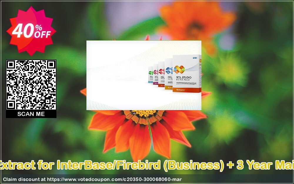 EMS DB Extract for InterBase/Firebird, Business + 3 Year Maintenance Coupon, discount Coupon code EMS DB Extract for InterBase/Firebird (Business) + 3 Year Maintenance. Promotion: EMS DB Extract for InterBase/Firebird (Business) + 3 Year Maintenance Exclusive offer 