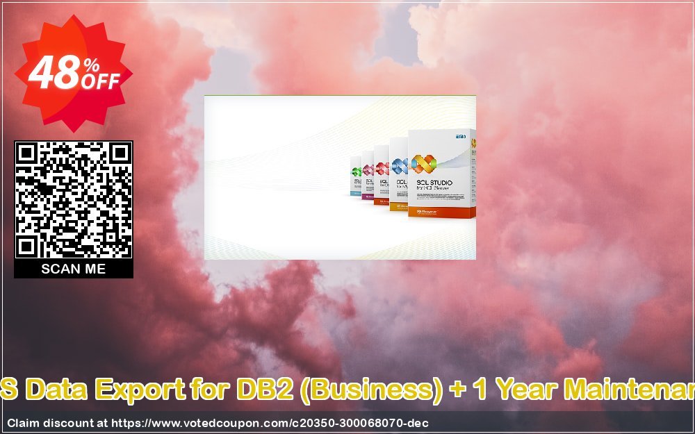 EMS Data Export for DB2, Business + Yearly Maintenance voted-on promotion codes