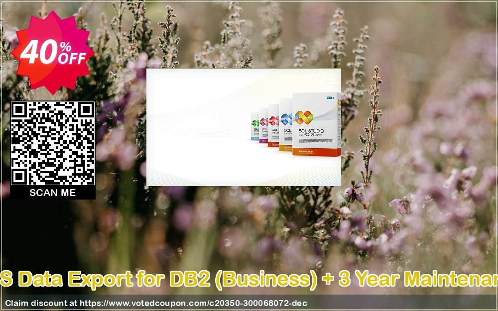 EMS Data Export for DB2, Business + 3 Year Maintenance Coupon, discount Coupon code EMS Data Export for DB2 (Business) + 3 Year Maintenance. Promotion: EMS Data Export for DB2 (Business) + 3 Year Maintenance Exclusive offer 