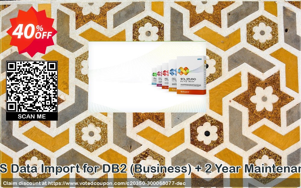 EMS Data Import for DB2, Business + 2 Year Maintenance Coupon, discount Coupon code EMS Data Import for DB2 (Business) + 2 Year Maintenance. Promotion: EMS Data Import for DB2 (Business) + 2 Year Maintenance Exclusive offer 