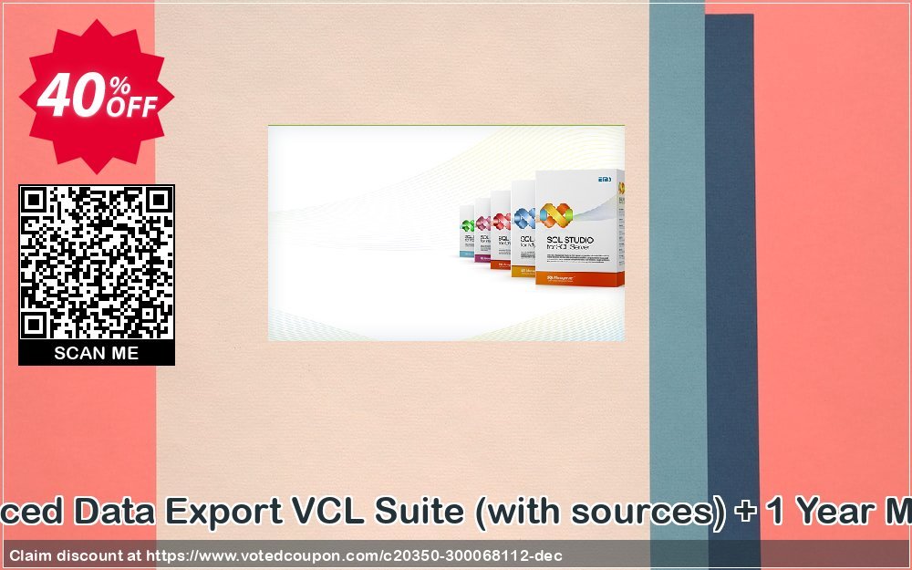 EMS Advanced Data Export VCL Suite, with sources + Yearly Maintenance Coupon Code Mar 2024, 40% OFF - VotedCoupon