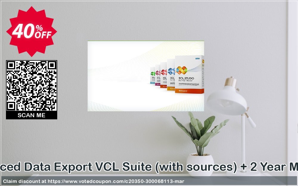 EMS Advanced Data Export VCL Suite, with sources + 2 Year Maintenance voted-on promotion codes