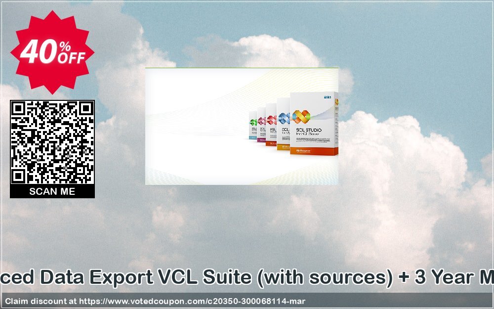 EMS Advanced Data Export VCL Suite, with sources + 3 Year Maintenance voted-on promotion codes