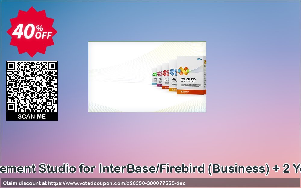 EMS SQL Management Studio for InterBase/Firebird, Business + 2 Year Maintenance Coupon, discount Coupon code EMS SQL Management Studio for InterBase/Firebird (Business) + 2 Year Maintenance. Promotion: EMS SQL Management Studio for InterBase/Firebird (Business) + 2 Year Maintenance Exclusive offer 