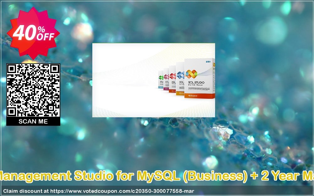 EMS SQL Management Studio for MySQL, Business + 2 Year Maintenance Coupon, discount Coupon code EMS SQL Management Studio for MySQL (Business) + 2 Year Maintenance. Promotion: EMS SQL Management Studio for MySQL (Business) + 2 Year Maintenance Exclusive offer 