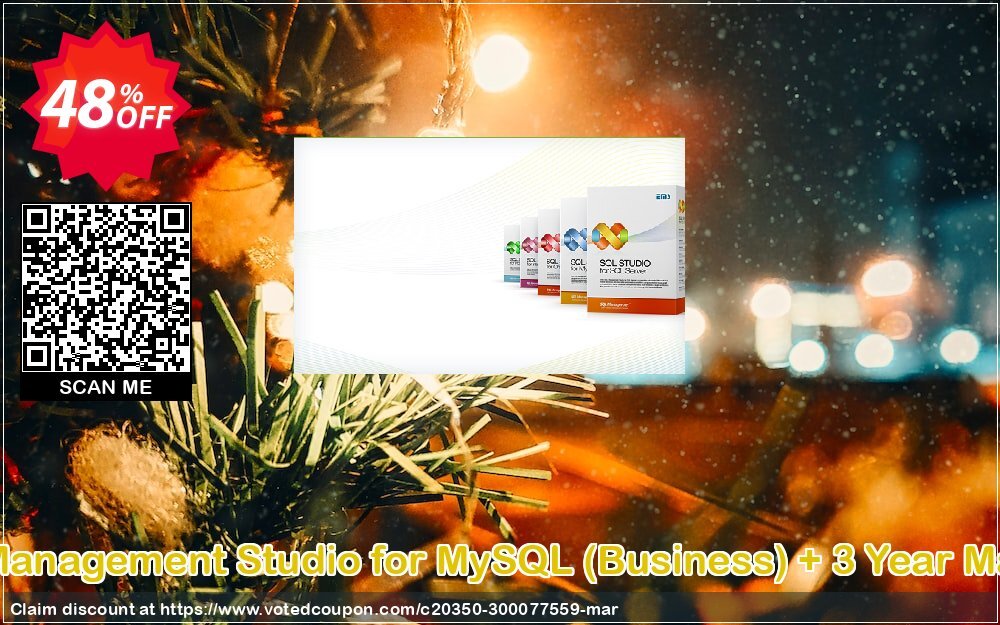 EMS SQL Management Studio for MySQL, Business + 3 Year Maintenance Coupon, discount Coupon code EMS SQL Management Studio for MySQL (Business) + 3 Year Maintenance. Promotion: EMS SQL Management Studio for MySQL (Business) + 3 Year Maintenance Exclusive offer 