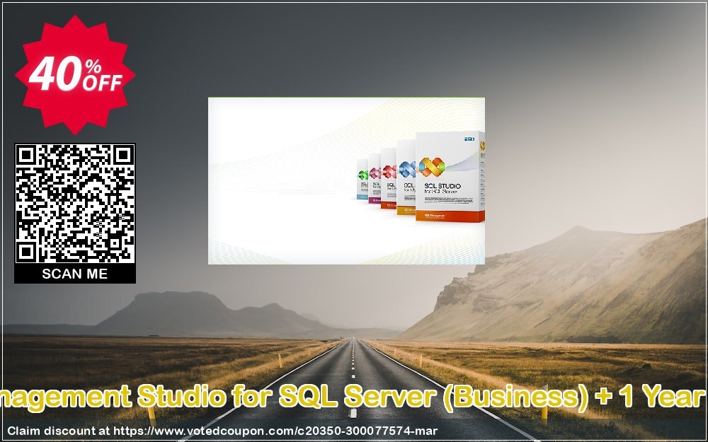 EMS SQL Management Studio for SQL Server, Business + Yearly Maintenance Coupon, discount Coupon code EMS SQL Management Studio for SQL Server (Business) + 1 Year Maintenance. Promotion: EMS SQL Management Studio for SQL Server (Business) + 1 Year Maintenance Exclusive offer 