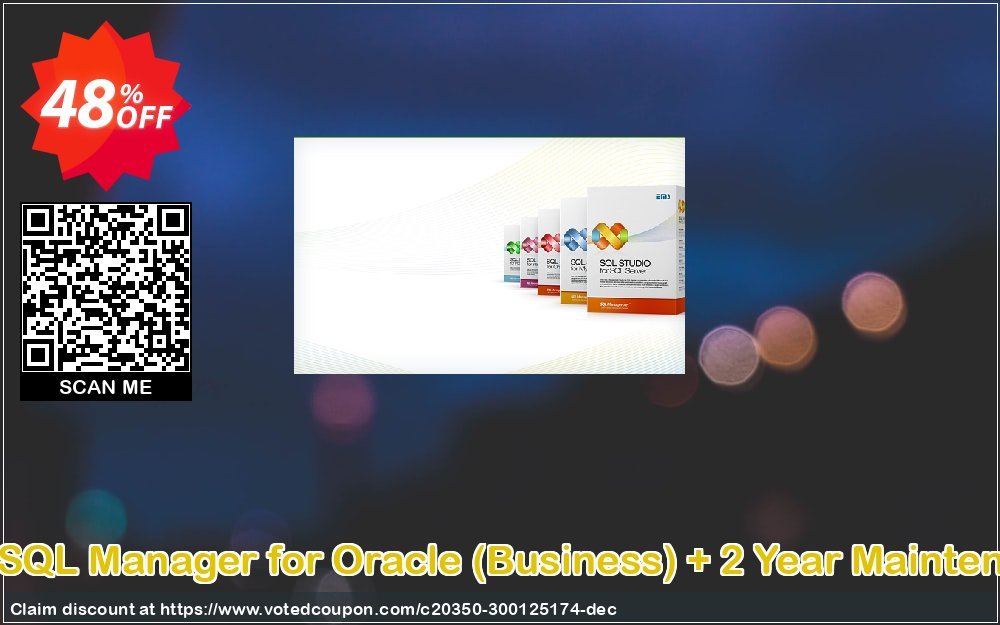 EMS SQL Manager for Oracle, Business + 2 Year Maintenance Coupon, discount Coupon code EMS SQL Manager for Oracle (Business) + 2 Year Maintenance. Promotion: EMS SQL Manager for Oracle (Business) + 2 Year Maintenance Exclusive offer 