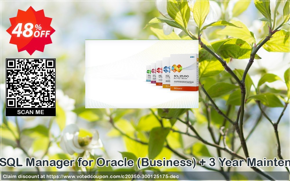 EMS SQL Manager for Oracle, Business + 3 Year Maintenance voted-on promotion codes