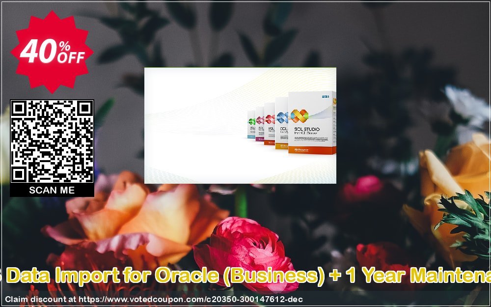 EMS Data Import for Oracle, Business + Yearly Maintenance Coupon, discount Coupon code EMS Data Import for Oracle (Business) + 1 Year Maintenance. Promotion: EMS Data Import for Oracle (Business) + 1 Year Maintenance Exclusive offer 