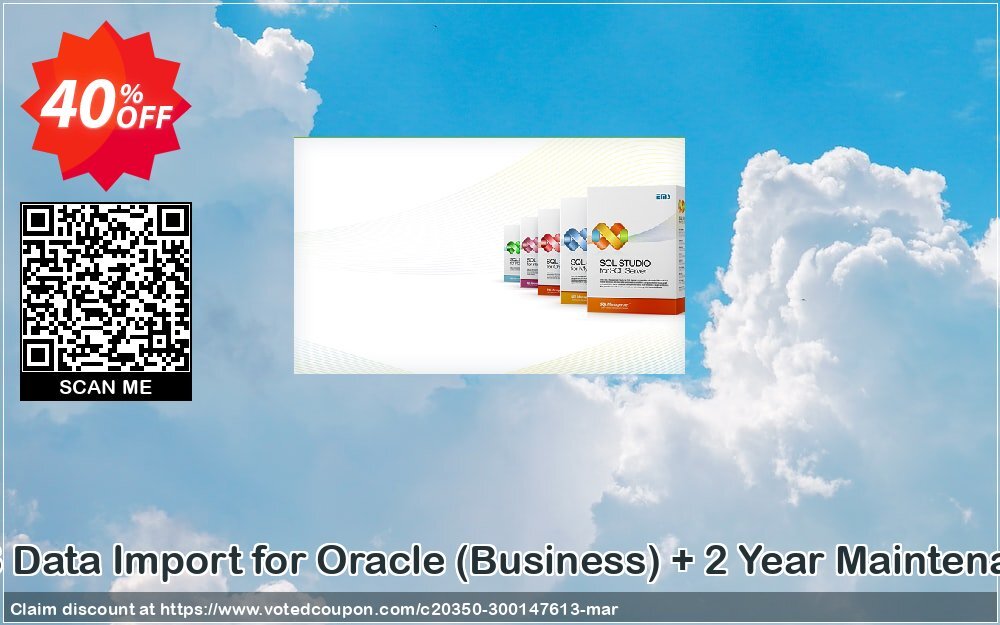 EMS Data Import for Oracle, Business + 2 Year Maintenance Coupon Code May 2024, 40% OFF - VotedCoupon