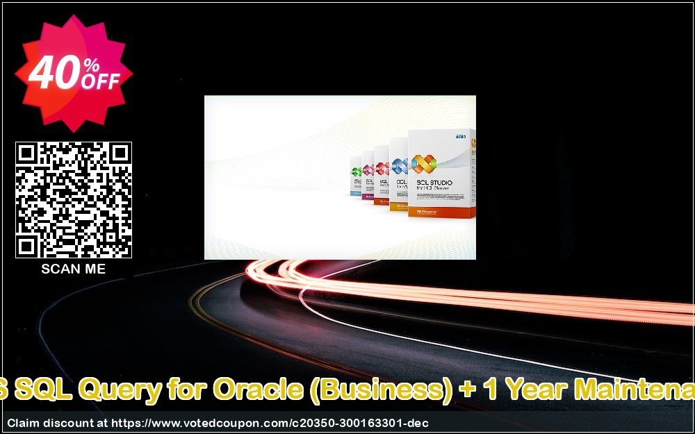 EMS SQL Query for Oracle, Business + Yearly Maintenance voted-on promotion codes