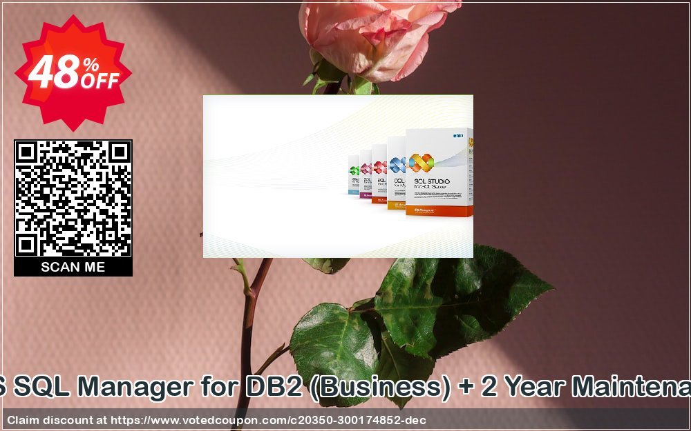 EMS SQL Manager for DB2, Business + 2 Year Maintenance Coupon, discount Coupon code EMS SQL Manager for DB2 (Business) + 2 Year Maintenance. Promotion: EMS SQL Manager for DB2 (Business) + 2 Year Maintenance Exclusive offer 