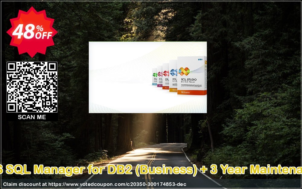 EMS SQL Manager for DB2, Business + 3 Year Maintenance Coupon, discount Coupon code EMS SQL Manager for DB2 (Business) + 3 Year Maintenance. Promotion: EMS SQL Manager for DB2 (Business) + 3 Year Maintenance Exclusive offer 