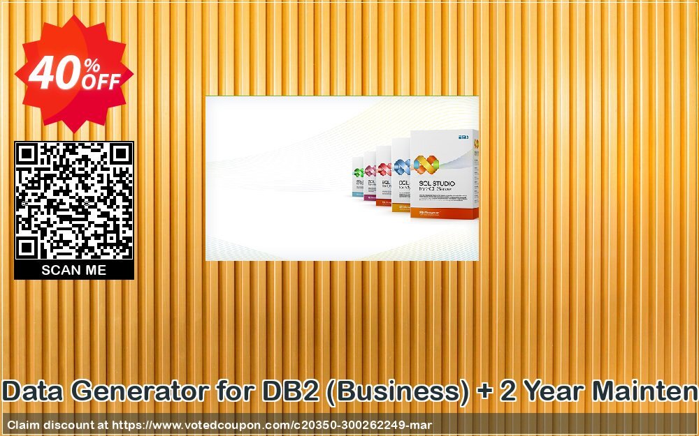 EMS Data Generator for DB2, Business + 2 Year Maintenance voted-on promotion codes