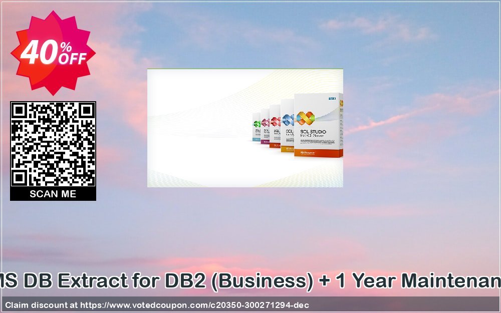 EMS DB Extract for DB2, Business + Yearly Maintenance Coupon Code Apr 2024, 40% OFF - VotedCoupon
