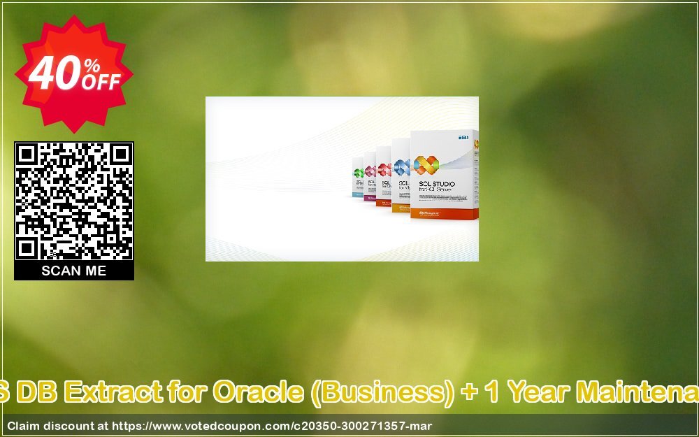 EMS DB Extract for Oracle, Business + Yearly Maintenance Coupon Code Apr 2024, 40% OFF - VotedCoupon