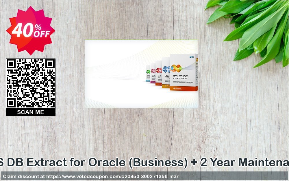 EMS DB Extract for Oracle, Business + 2 Year Maintenance Coupon Code Apr 2024, 40% OFF - VotedCoupon