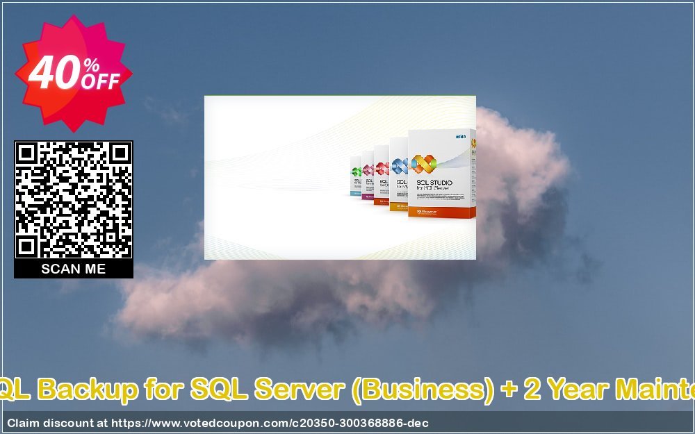 EMS SQL Backup for SQL Server, Business + 2 Year Maintenance Coupon, discount Coupon code EMS SQL Backup for SQL Server (Business) + 2 Year Maintenance. Promotion: EMS SQL Backup for SQL Server (Business) + 2 Year Maintenance Exclusive offer 