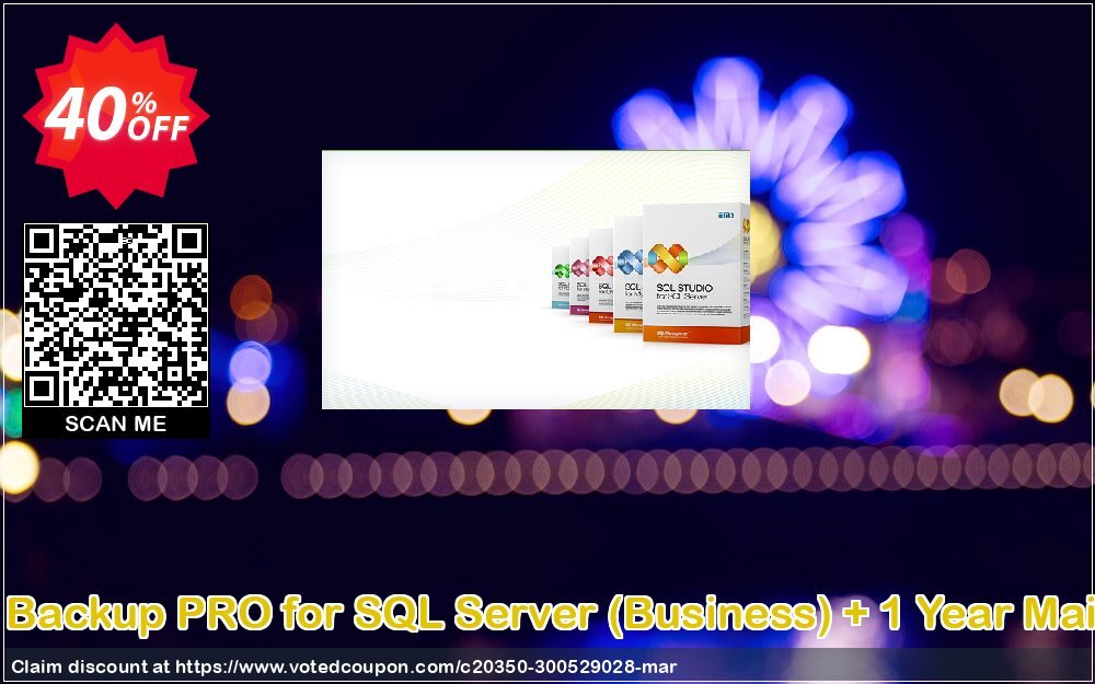 EMS SQL Backup PRO for SQL Server, Business + Yearly Maintenance Coupon Code Apr 2024, 40% OFF - VotedCoupon