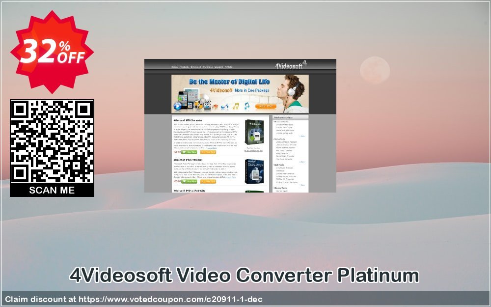 4Videosoft Video Converter Platinum Coupon, discount 4Videosoft coupon (20911). Promotion: 