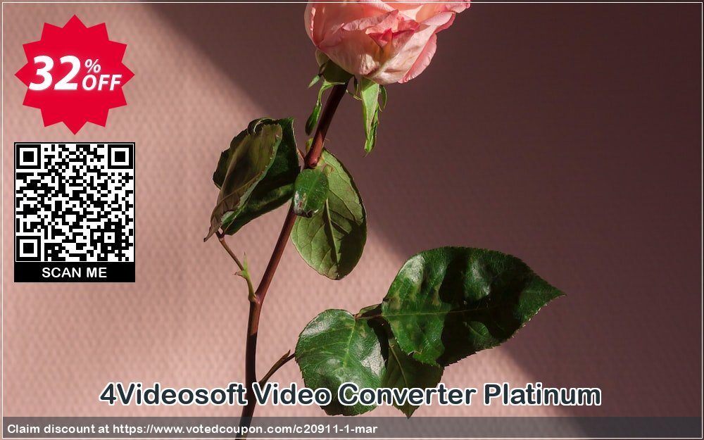 4Videosoft Video Converter Platinum Coupon Code Apr 2024, 32% OFF - VotedCoupon