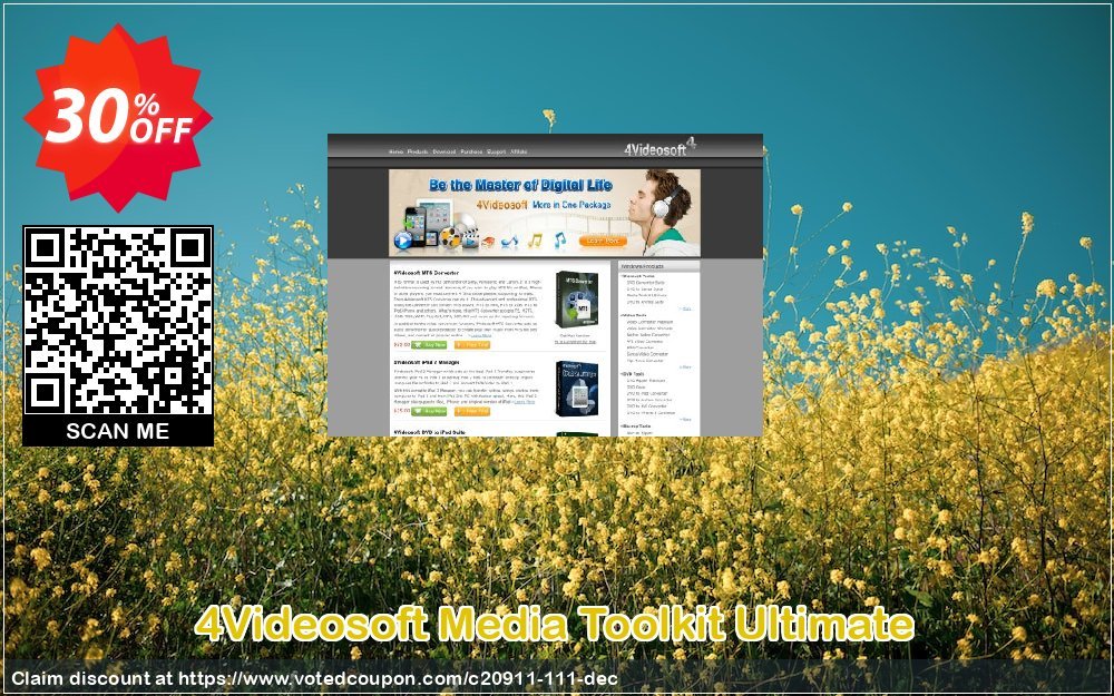 4Videosoft Media Toolkit Ultimate Coupon, discount 4Videosoft coupon (20911). Promotion: 