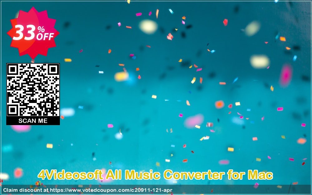 4Videosoft All Music Converter for MAC Coupon, discount 4Videosoft coupon (20911). Promotion: 