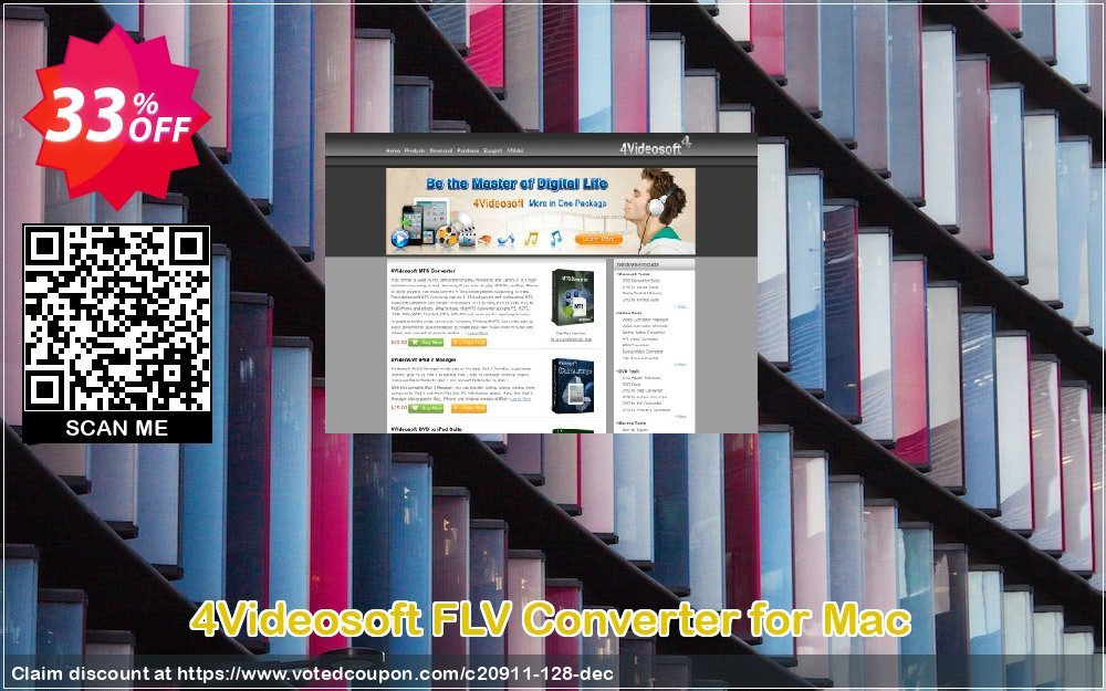 4Videosoft FLV Converter for MAC Coupon, discount 4Videosoft coupon (20911). Promotion: 