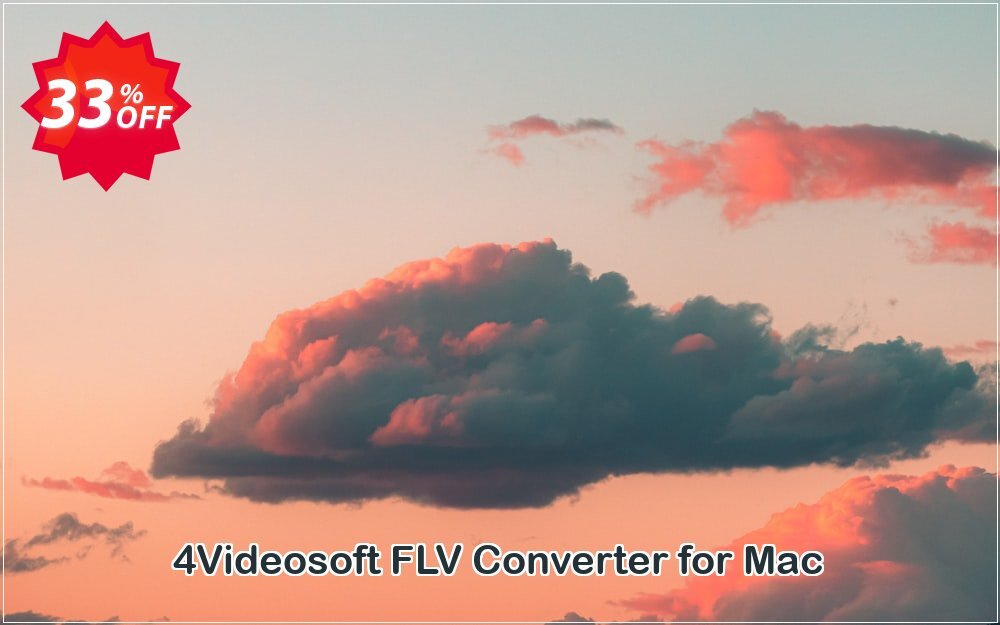 4Videosoft FLV Converter for MAC Coupon, discount 4Videosoft coupon (20911). Promotion: