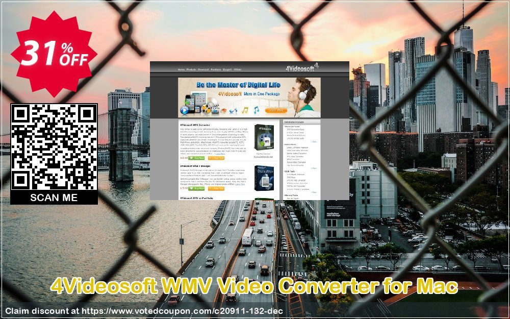 4Videosoft WMV Video Converter for MAC Coupon Code Apr 2024, 31% OFF - VotedCoupon
