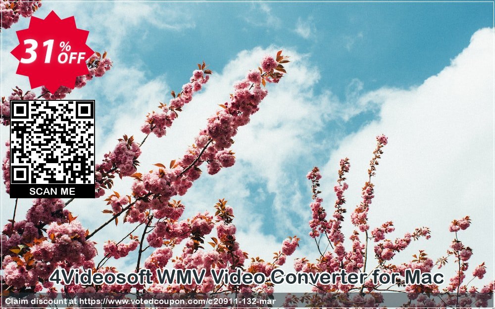 4Videosoft WMV Video Converter for MAC Coupon, discount 4Videosoft coupon (20911). Promotion: 