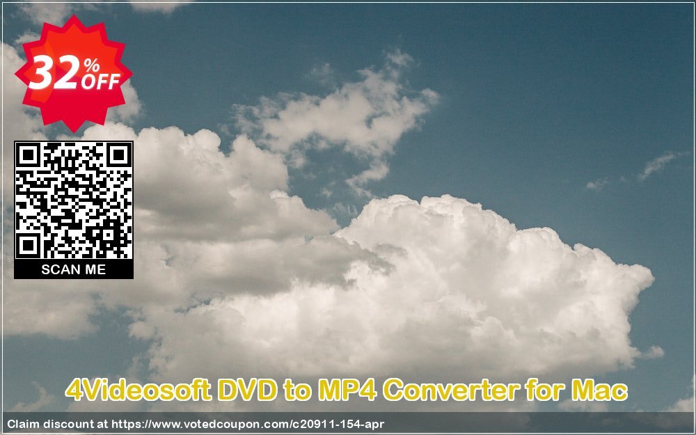 4Videosoft DVD to MP4 Converter for MAC Coupon, discount 4Videosoft coupon (20911). Promotion: 