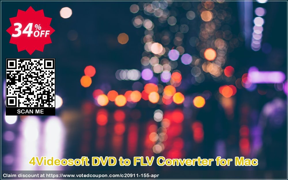 4Videosoft DVD to FLV Converter for MAC Coupon, discount 4Videosoft coupon (20911). Promotion: 