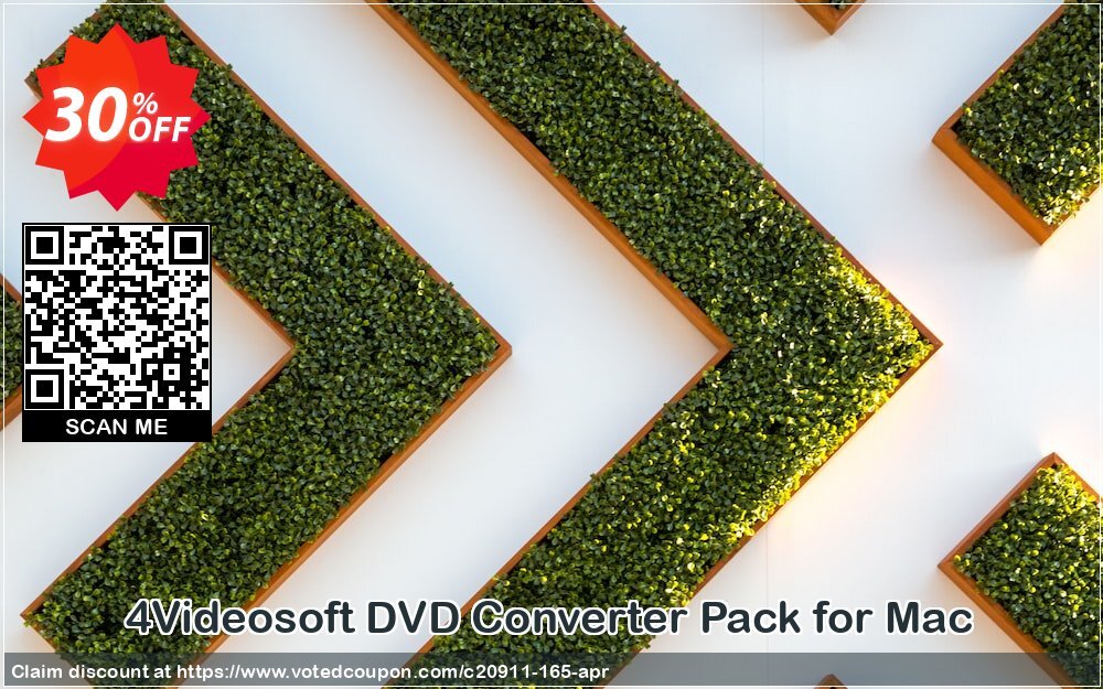 4Videosoft DVD Converter Pack for MAC Coupon, discount 4Videosoft coupon (20911). Promotion: 