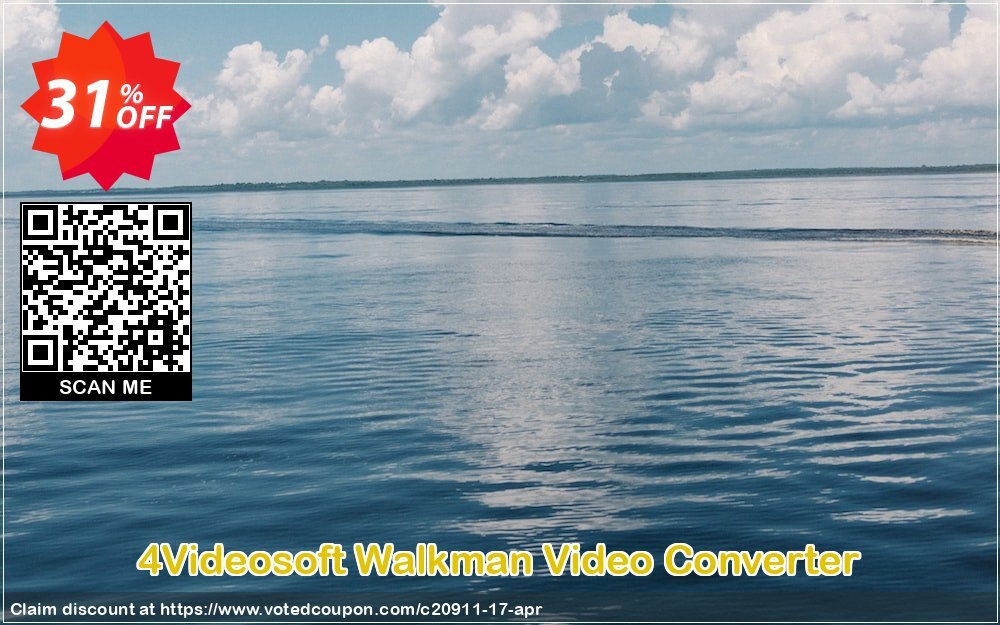 4Videosoft Walkman Video Converter Coupon, discount 4Videosoft coupon (20911). Promotion: 