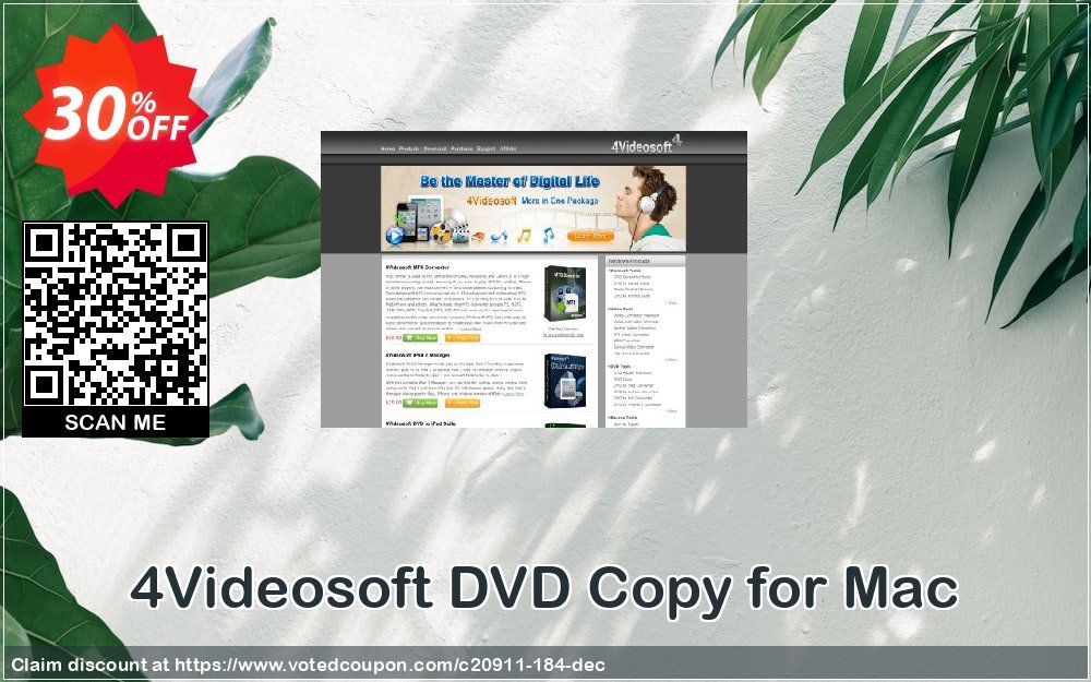 4Videosoft DVD Copy for MAC Coupon, discount 4Videosoft coupon (20911). Promotion: 